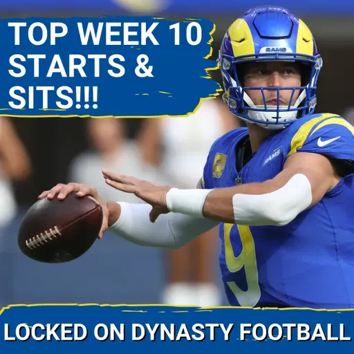 Top Starts & Sits Ahead of Week 10 | START Matthew Stafford vs. Rams!!!