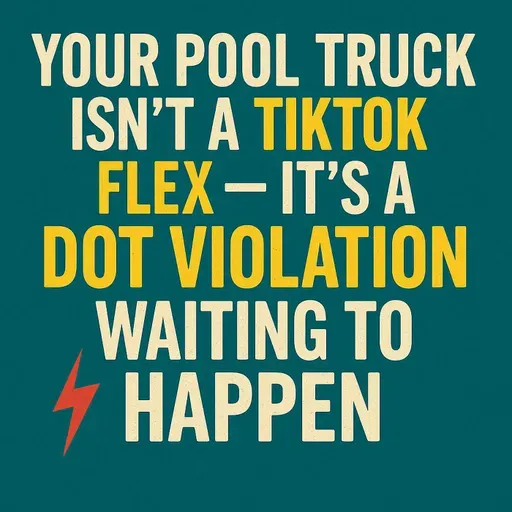 Is Your Pool Truck a DOT Violation Waiting to Happen