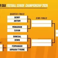 Mark Harte agus Owenie Mac Gairbheith.