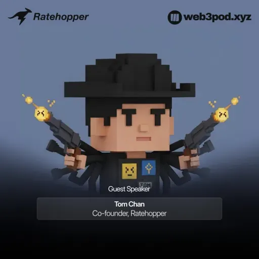 382: How AI Agents Are Paying Off Your DeFi Loans For You with Guest Speaker - Tom Chan from Ratehopper