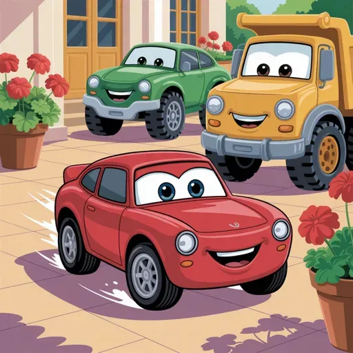 Prečo majú pneumatiky vzory? Poučný príbeh o červenom autíčku Blesku a tajomstve dezénu