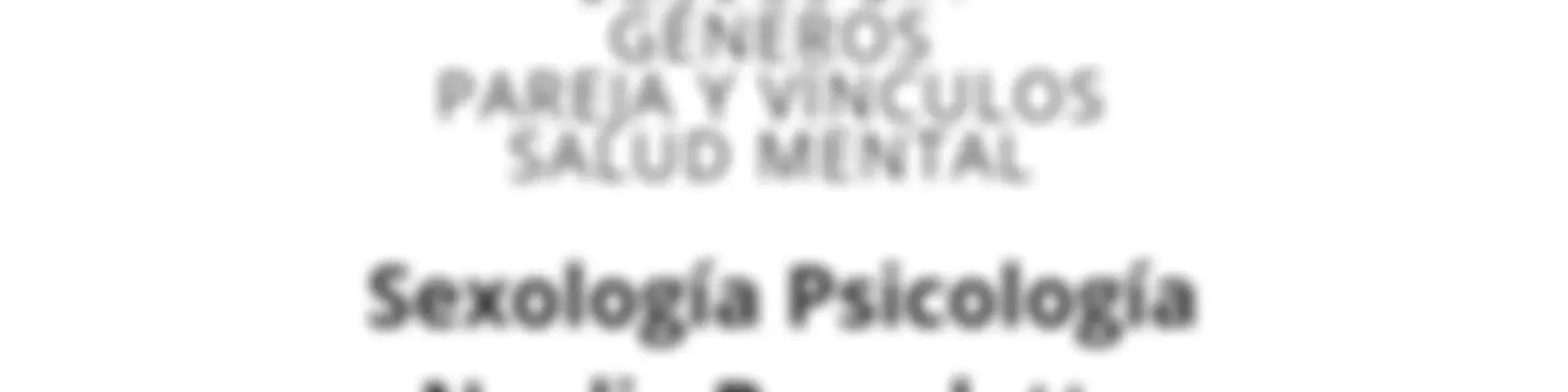 Sexología Psicología Noelia Benedetto 
