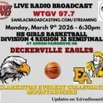 HS Girls Basketball: MHSAA Division 4 Region 32 Semifinal - Deckerville vs Clarkston Everest, 3-9-2026