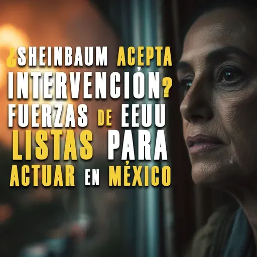 ¿Sheinbaum acepta intervención? Fuerzas de EEUU listas para actuar en México