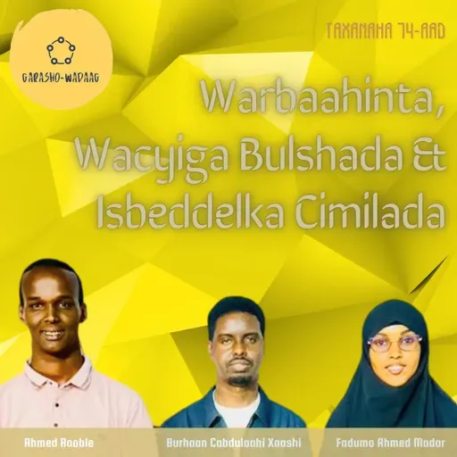 74. Warbaahinta, Wacyiga Bulshada & Isbeddelka Cimilada