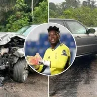 André Onana unhurt after being involved in a serious car crash.