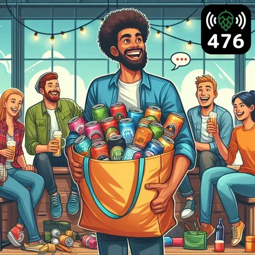 Soju, brewery swag, and ice ice... baby.