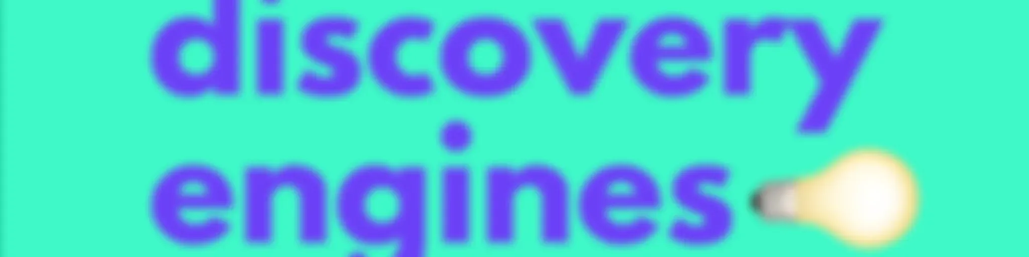 Discovery Engines – with Nabil