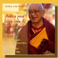 Prática para longa vida de Lama Zopa Rinpoche - Venerável Tenzin Namdro - 02/07/22