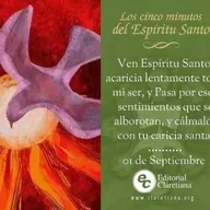 Los Cinco Minutos del Espíritu Santo - 1 de Septiembre