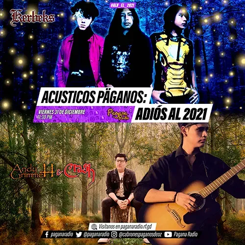 T1E1-2021 - Mini Acústico Pägano con Kerbeks y Andy Grimmett & Crash - 31/12/2021