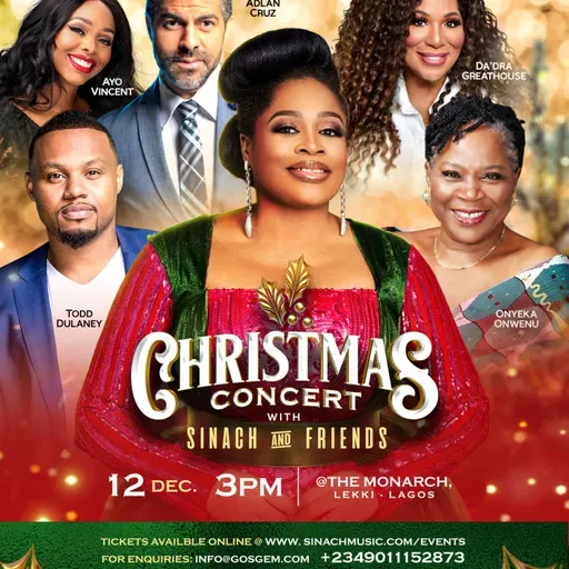 CHRISTMAS CONCERT with Sinach and Friends