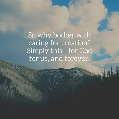 27 June Global Issues: Caring for Creation (Isaiah 35:1-10, Psalm 104:1-35)