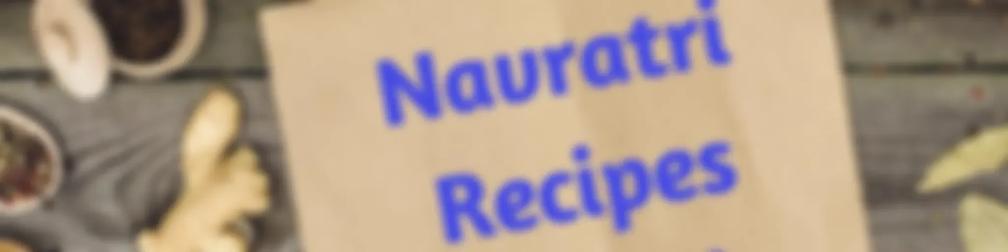 Navratri Recipes for Kids